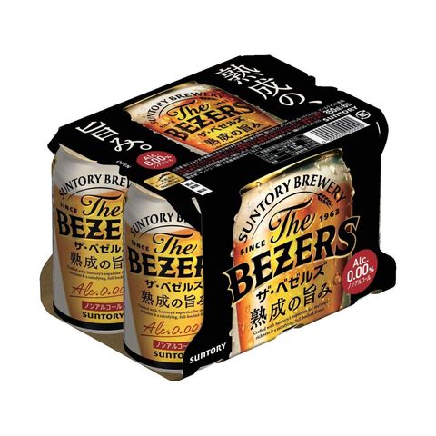 三得利 The Bezels 無酒精啤酒 Alc. 0% 6 x 350毫升 [平行進口]