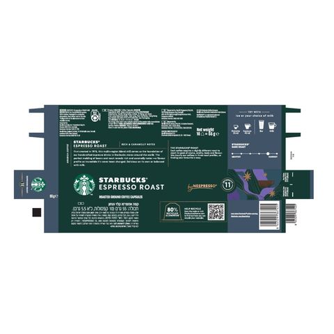 星巴克 特濃烘焙咖啡 Nespresso 咖啡粉囊 55克
