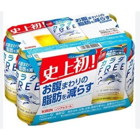 Kirin Body Free Alcohol Free Beer 350ml x6 [Parallel Import]