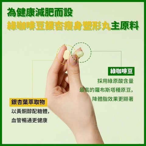 Expertrition Cloline 綠咖啡豆銀杏瘦身塑形丸 30粒裝