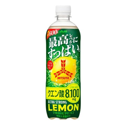 朝日 三矢檸檬味超強碳酸飲料 600毫升