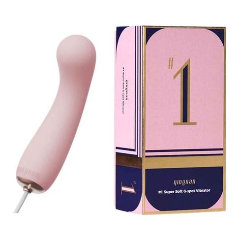 Qingnan #1 G-spot Massager (Pink) 1 Piece (Please note that this product requires a companion #5 or #0 base unit and cannot be used alone.)