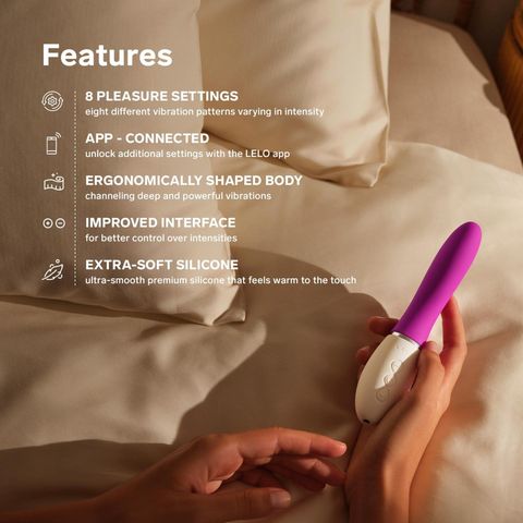 Lelo Liv 3 G-Spot Vibrator Deep Rose 1 Piece (Suitable for beginners, its perfect curves contour to your body for deeper, more intense climaxes. Fully waterproof.)
