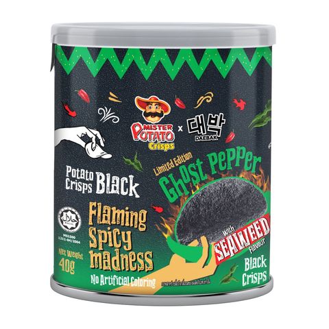 Mister Potato Crisps Ghost Pepper (Seaweed) 40g