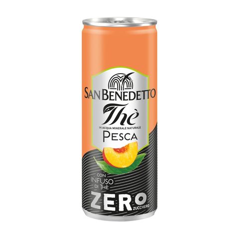 San Benedetto The Pesca Tea Zero Sparkling Drink Can 330ml