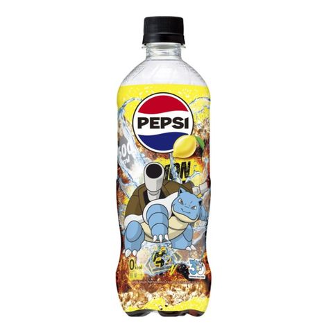 Suntory Pepsi Big Zero Lemon Flavor (Pokemon 30th Anniversary Special Edition) 600ml (Packaging will be Shipped Out Randomly) [Parallel Import]