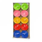 Tibo Scented Tea Light Candles (Assorted Colors) 10 Pieces