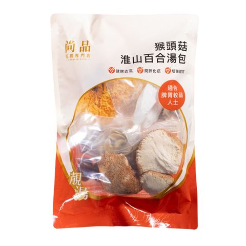 Premier Food Monkey Head Mushroom Chinese Yam Rhizome and Lily Bulb Soup Pack 140g