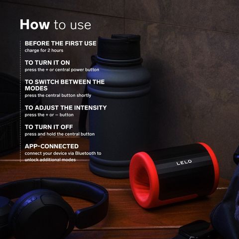 Lelo F2S Masturbator - Red 1 Piece