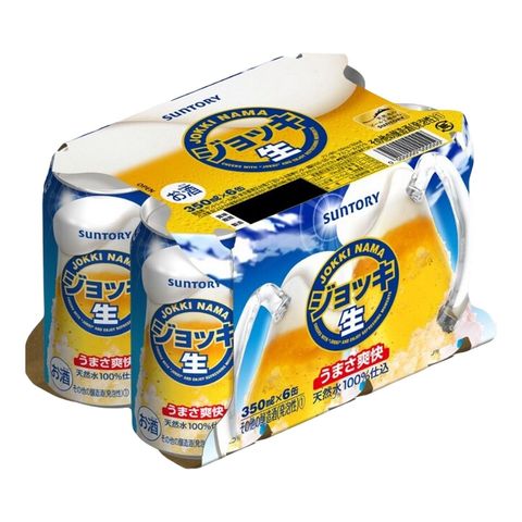Suntory Jokki Nama Canned Beer 350ml x6[Parallel Import]