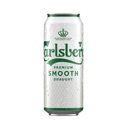 Carlsberg Smooth Draught King Can Beer 500ml x4 (The new and old packaging will be shipped out randomly)