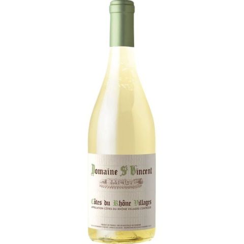 Domaine St Vincent 隆河村莊白酒 750毫升