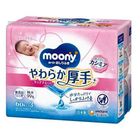 Unicharm Moony Baby Wipe Soft Material Thick Refill 3 x 60 Pieces [Parallel Import]