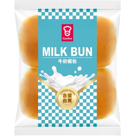 Garden milk bun 4 pieces
