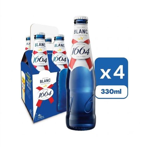 Kronenbourg 1664 Blanc Wheat Beer (Bottle) 330ml x4