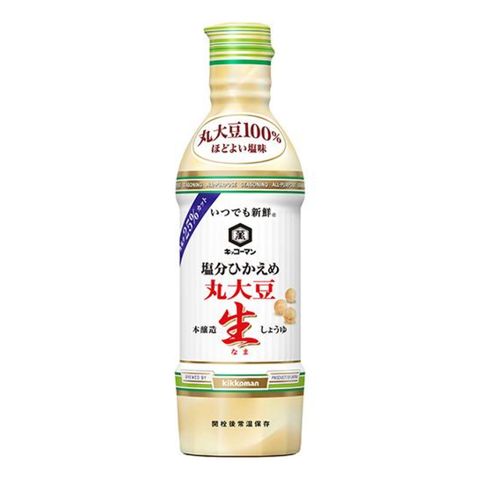 Kikkoman Less Sodium Whole Bean Soy Sauce 450ml [Parallel Import]