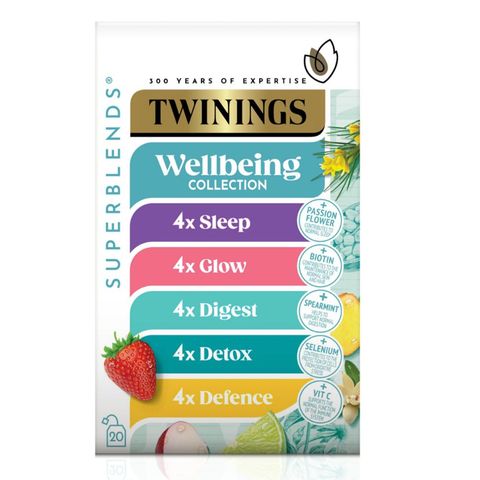 Twinings Superblends Wellbeing Collection 20 Pieces