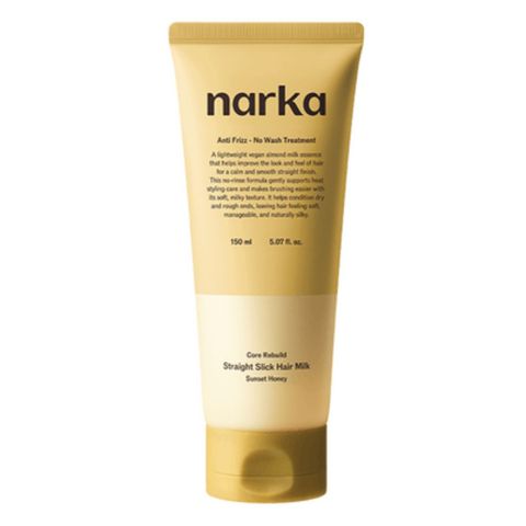 Narka Core Rebuild Straight Slick Hair Milk Sunset Honey 150ml [Parallel Import]