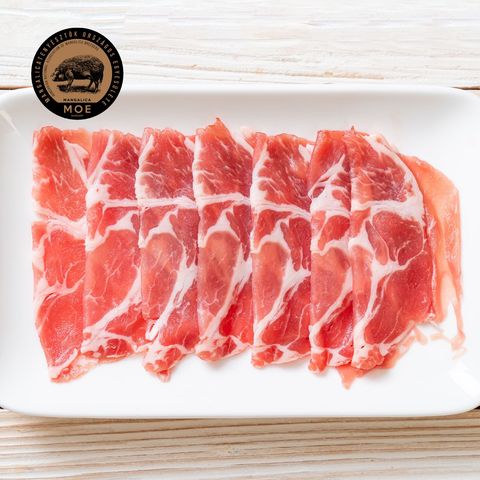 Moe Mangalica Pork Collar Thin Sliced 150g