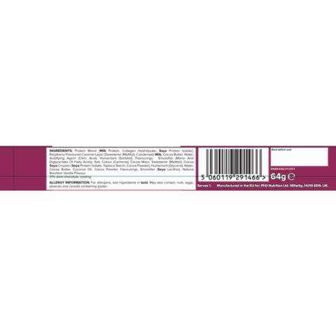 Phd Smart Bar Dark Chocolate Raspberry Flavor 64g