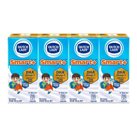 Dutch Lady Smart+ Milk Beverage 4 x 180ml