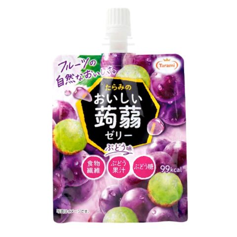 Tarami 葡萄味蒟蒻啫喱 150克 [平行進口]