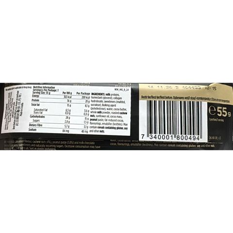 Barebells Protein Bar Caramel Cashew Barebells 55g