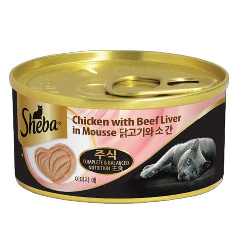 Sheba Mousse Can Chicken with Beef Liver 70g