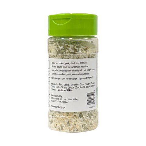 Lawry's Garlic Salt (Coarse Ground with Parsley) 85g