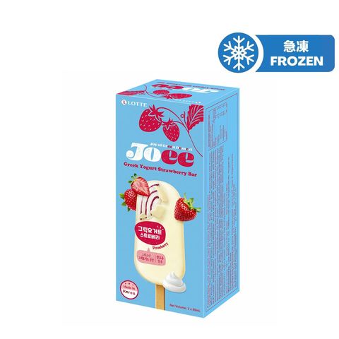Lotte Joee Strawberry Greek Yogurt Ice Bar 3 x 85ml