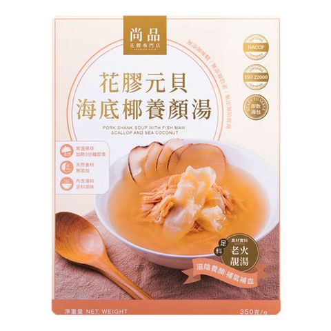 Premier Food Pork Shank Soup with Fish Maw Scallop and Sea Coconut 350g