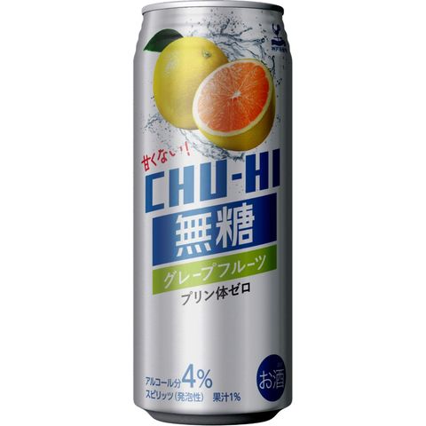 Tominaga Kobe Sugar Free Kyoryuchi Grapefruit Chu-Hai Alc. 4% 490ml