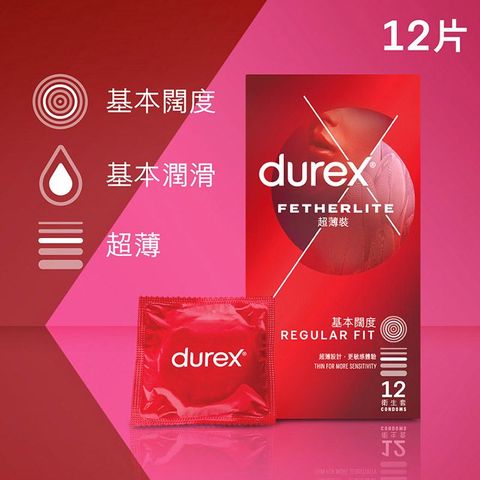Durex Fetherlite Condom 12pcs
