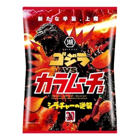 湖池屋 哥斯拉辣椒醬味薯片 52克 [平行進口]
