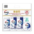 Walch (Multi-purpose Disinfectant Wipes High Efficacy 84 Wipes + High Efficacy Refill 2 x 90 Wipes + Antibacterial Hand Wash Refreshing 250ml) 1 Set