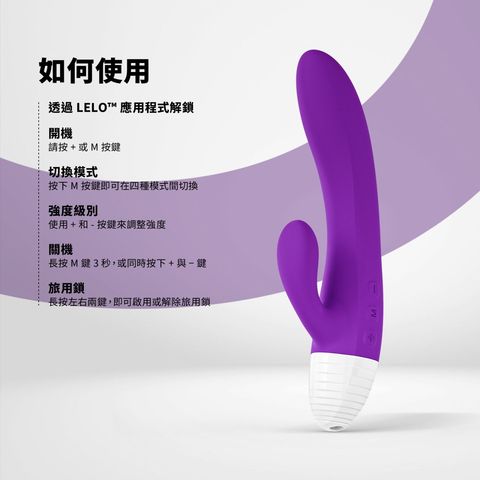 Lelo Kaya Originals Clitoral and G-spot Massager - Purple 1 Piece