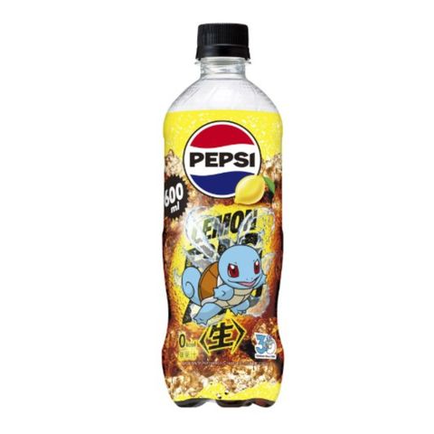 Suntory Pepsi Big Zero Lemon Flavor (Pokemon 30th Anniversary Special Edition) 600ml (Packaging will be Shipped Out Randomly) [Parallel Import]