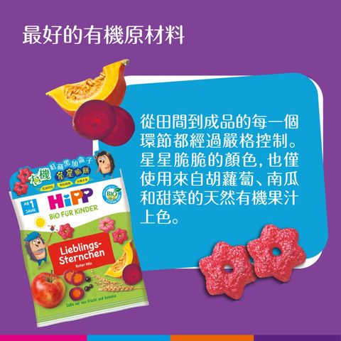 Hipp Organic Favorite Crispy Stars 30g