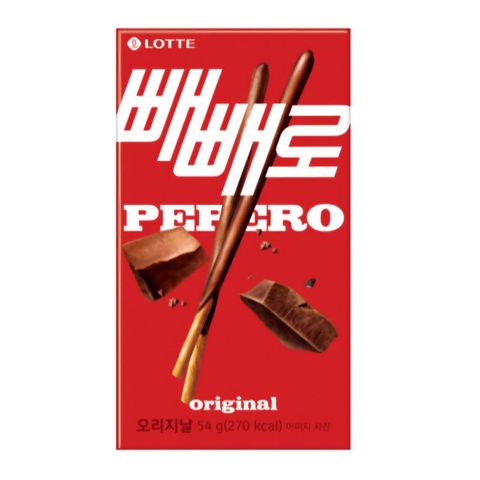 Lotte Well Food Chocolate Pepero 47g [Parallel Import]