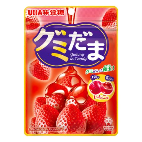 Uha Strawberry Flavor Gummy 55g [Parallel Import]