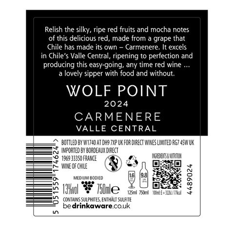 Wolf Point Carmenere 750毫升