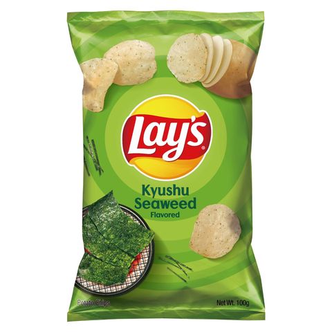 Lay's Kyushu Seaweed Flavored Potato Chips 100g