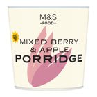 M&S Food Mixed Berry and Apple Porridge Pot 70g 29495139