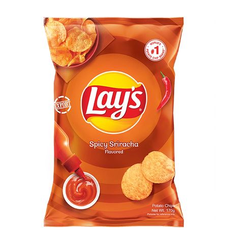 Lay's Spicy Sriracha Flavoured Potato Chips 170g