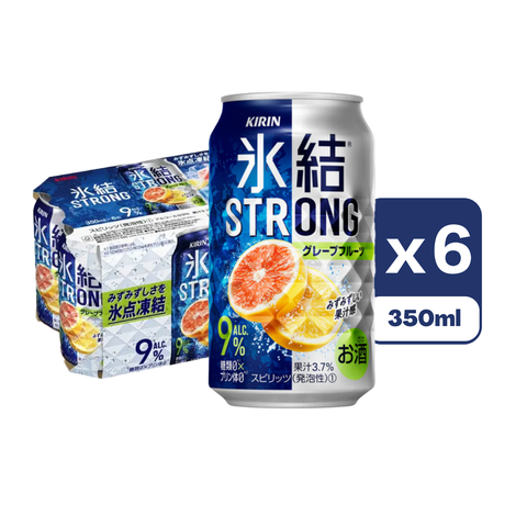 Kirin Ice Breaker Strong Grapefruit Chu-Hai Alc.9% 350ml x6 [Parallel Import]