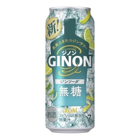 Asahi Ginon No Sugar Gin Soda Can Alc. 7% 500ml [Parallel Import]