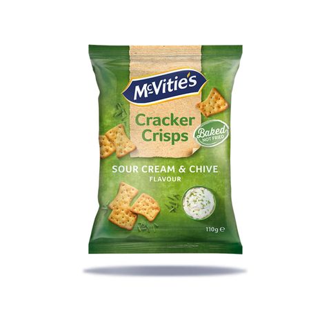 Mcvitie’s Cracker Crisps Sour Cream & Chive Flavour 110g