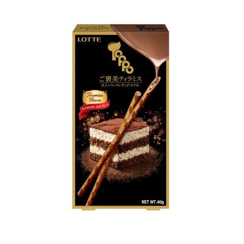 Lotte Toppo Premium Biscuit Tiramisu Flavour 40g
