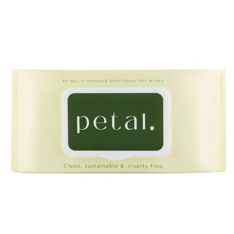 Petal 無酒精寵物消毒濕紙巾 60抽
