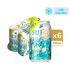 Suntory Sui Gin Soda Cocktail Alcohol 7% (Authentic Rich Type) 6 x 350ml [Parallel Import]